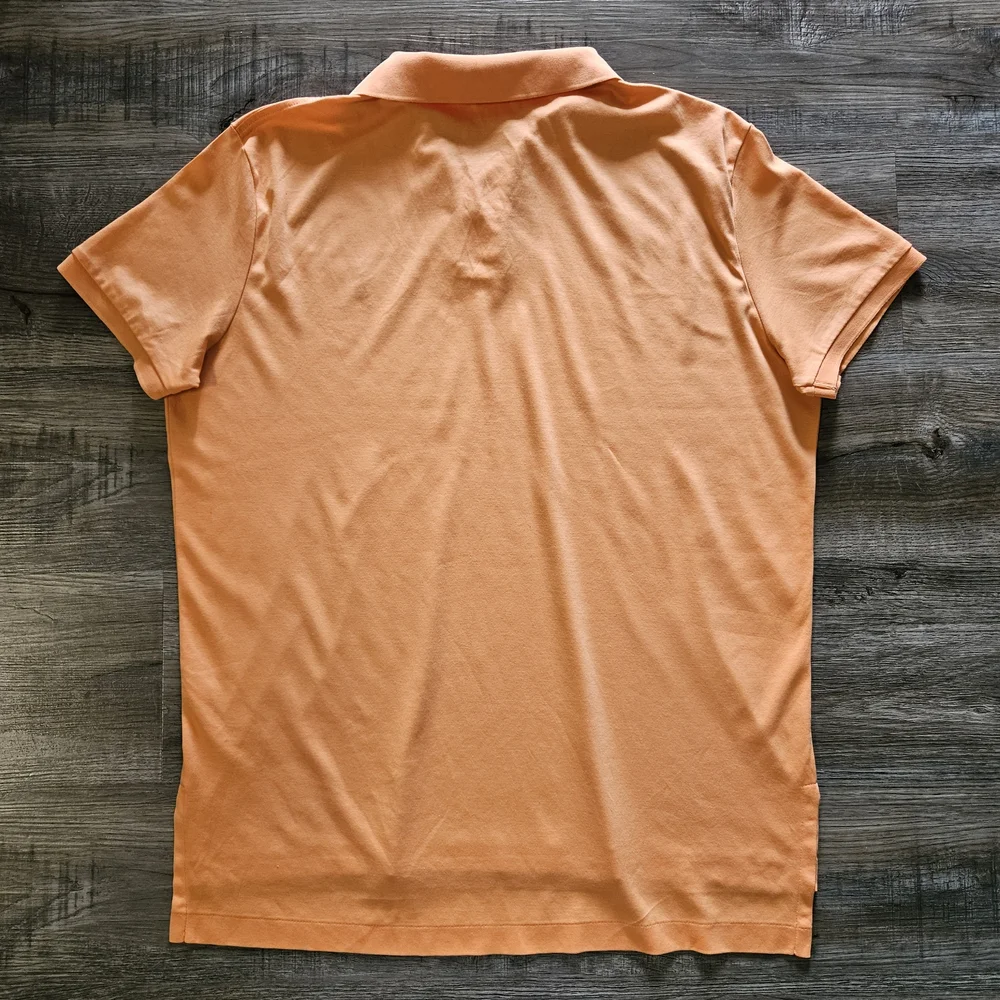 Polo by Ralph Lauren Men's Orange Polo Shirt